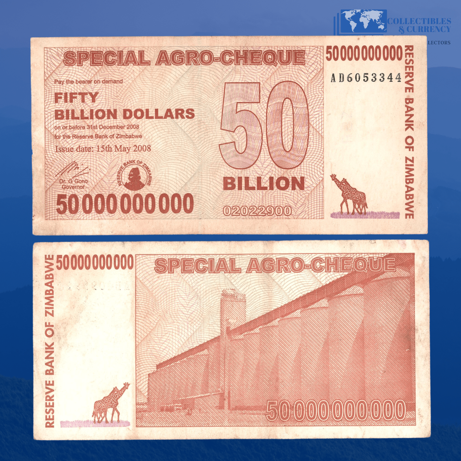 100 Billion Zimbabwe Dollars Special Agro Cheque 2008 P 64 For Sale 100-billion-zimbabwe-dollars-special-agro-cheque-2008-p-64-for-sale