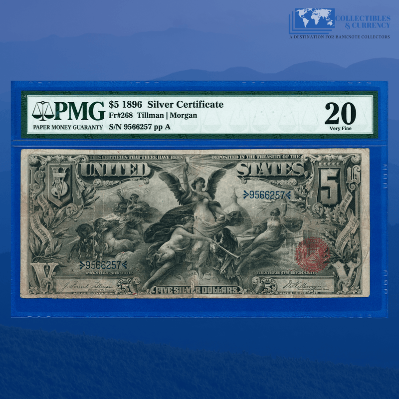 Copy of Fr.269 1896 $5 Five Dollars Silver Certificate "EDUCATIONAL NOTE", PCGS 12 Comment