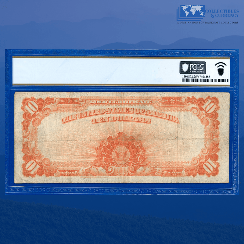 Fr.1173 1922 $10 Ten Dollars Gold Certificate "HILLEGAS NOTE", PCGS 25