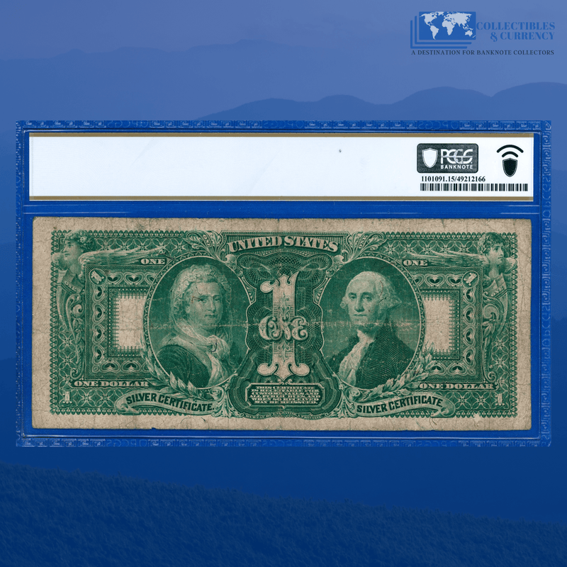 Fr.225 1896 $1 One Dollar Silver Certificate "EDUCATIONAL NOTE", PCGS 15