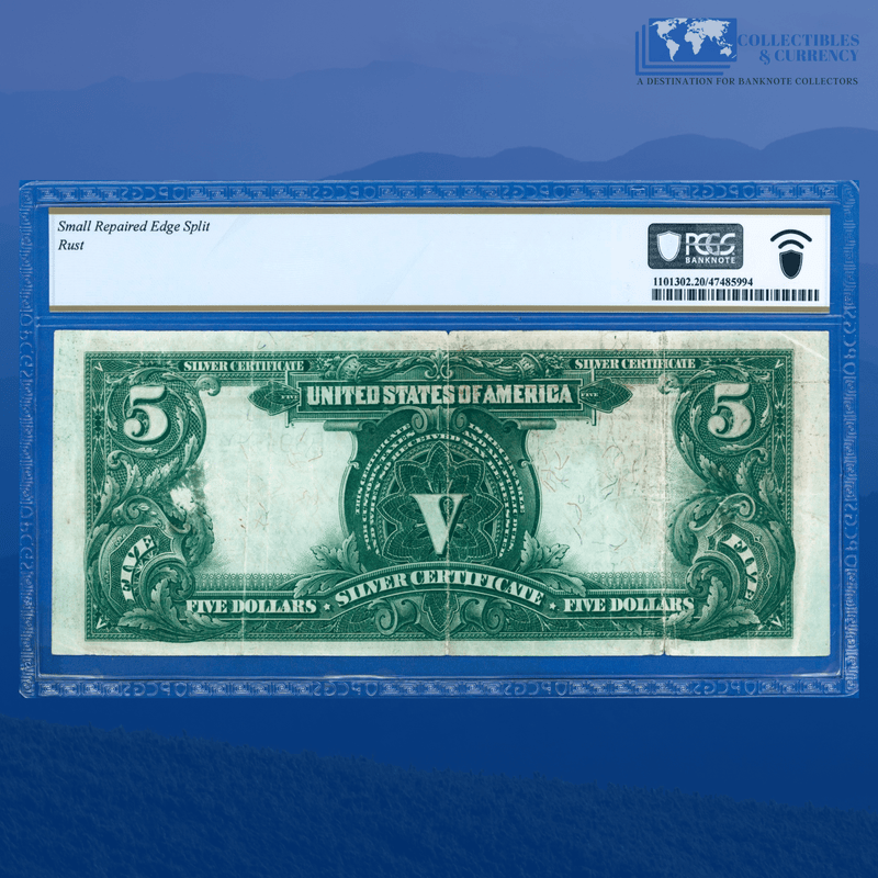 Fr.275 1899 $5 Five Dollars Silver Certificate "CHIEF NOTE", PCGS 20 Comment