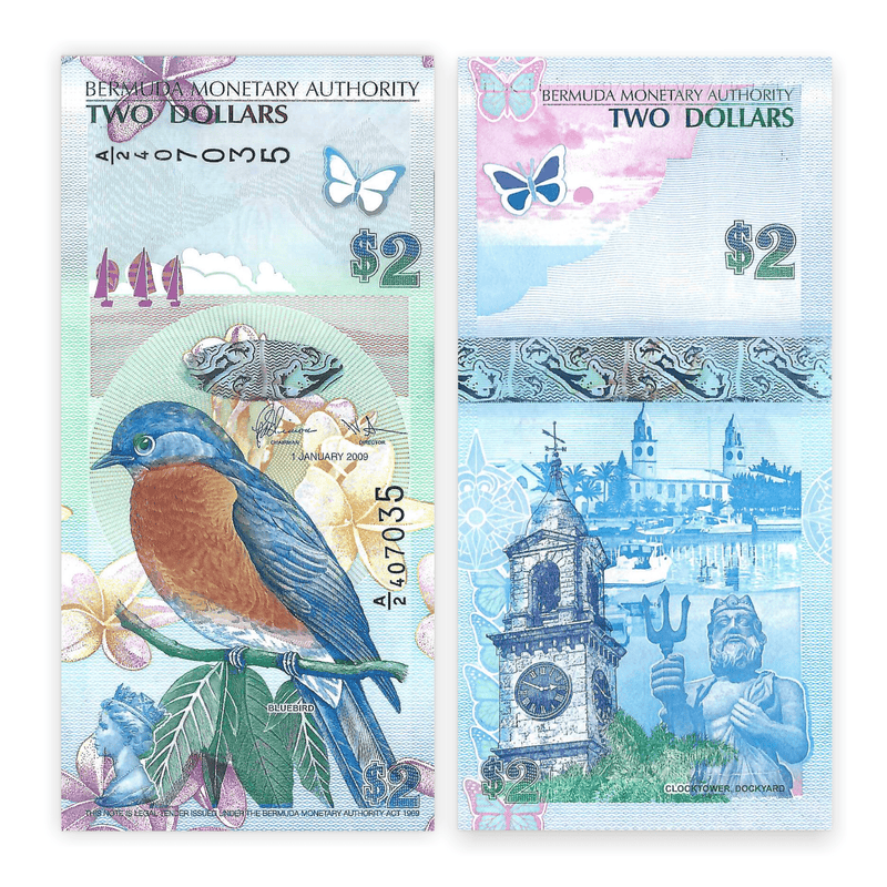 Bermuda Banknote / Uncirculated Bermuda 2009 2 Dollars | P-57