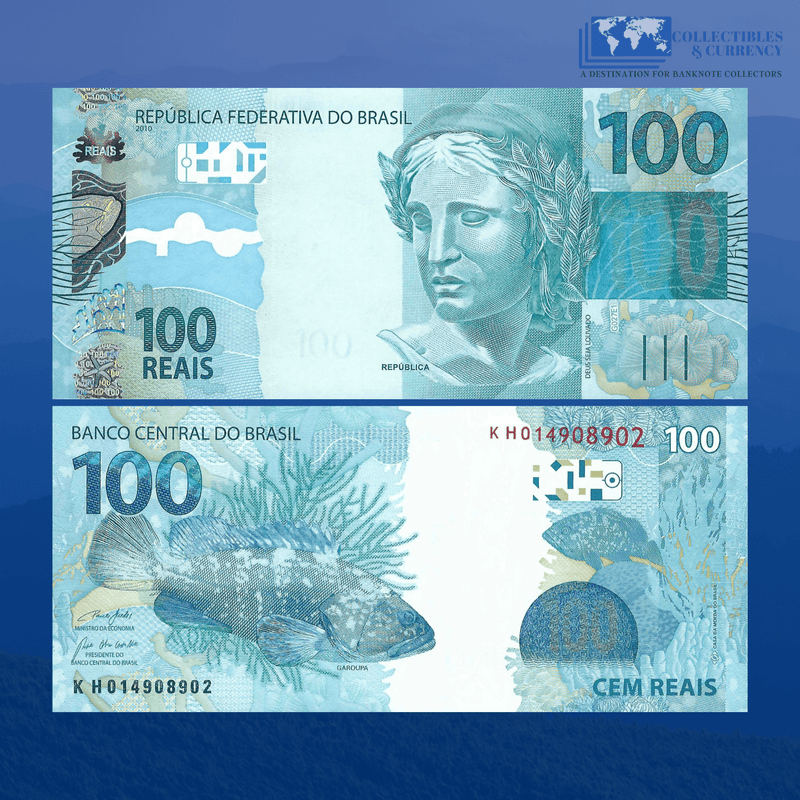 Brazil Banknotes / Uncirculated Brazil Set 7 Pcs 2-5-10-20-50-100-200 Reais 2020/2021 | P-252/W258