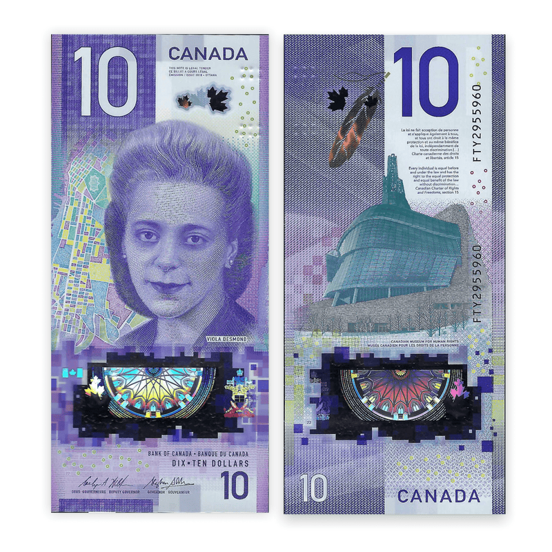 Canada Banknote / Uncirculated Canada 2018 10 Dollars | P-113
