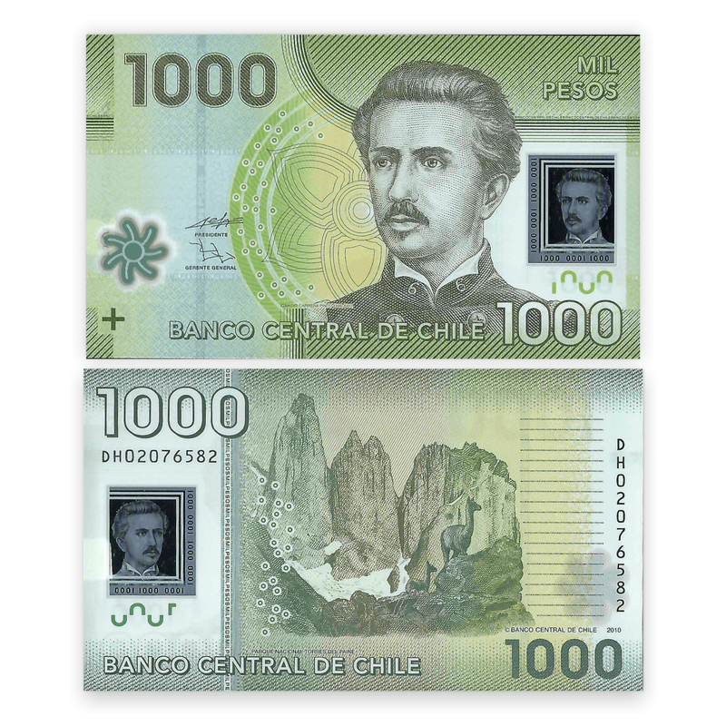Chile Banknote / Uncirculated Chile 2010 1000 Pesos | P-161A