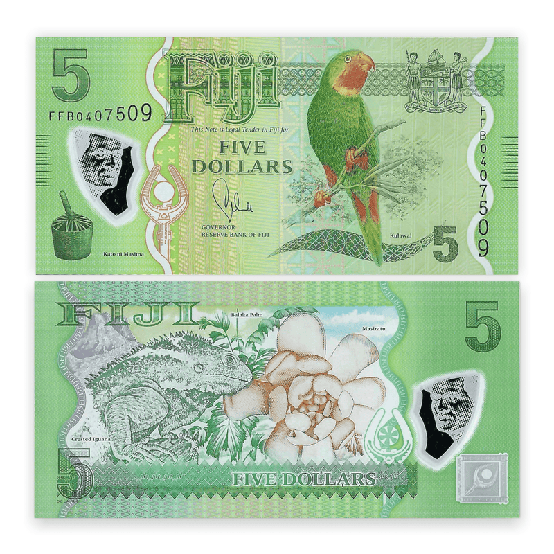 Fiji Banknote / Uncirculated Fiji 2012 5 Dollars | P-115