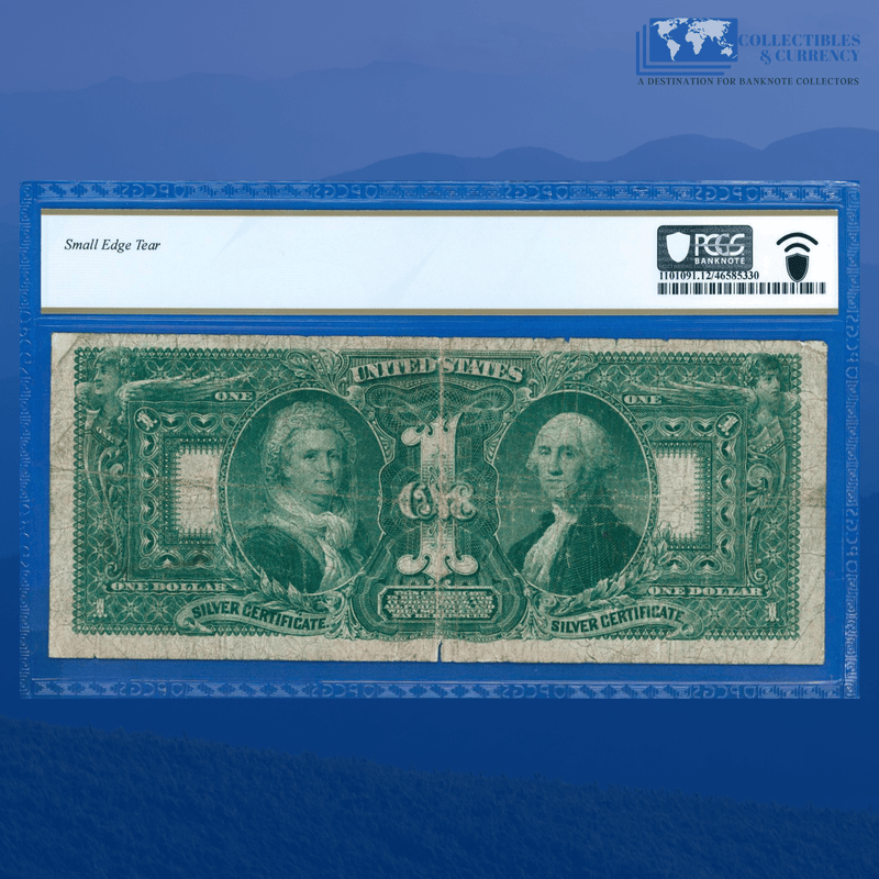 Fr.225 1896 $1 One Dollar Silver Certificate "EDUCATIONAL NOTE", PCGS 12