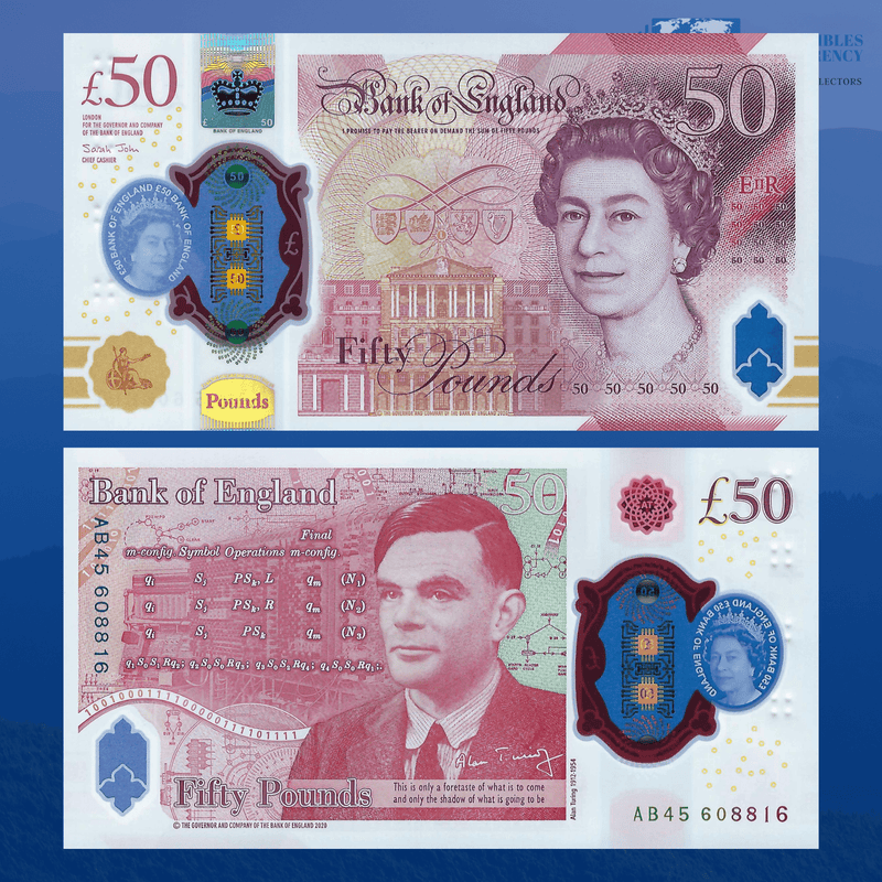 Great Britain Banknote / Uncirculated Great Britain 2020(2021) 50 Pounds | P-W397