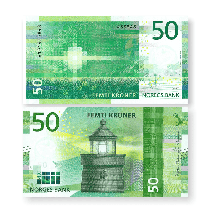 Norway Banknote / Uncirculated Norway 2018 50 Kroner | P-53