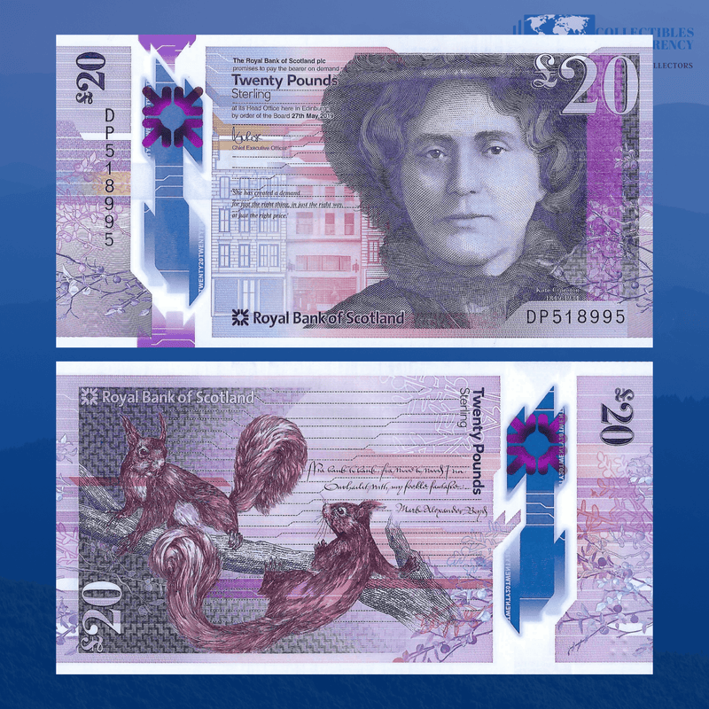 Scotland Banknote / Uncirculated Royal Bank of Scotland 2019(2021) 20 Pounds | P-W372