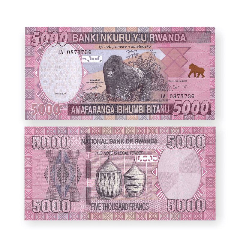 Rwanda Banknote / Uncirculated Rwanda 2014 5000 Francs | P-41
