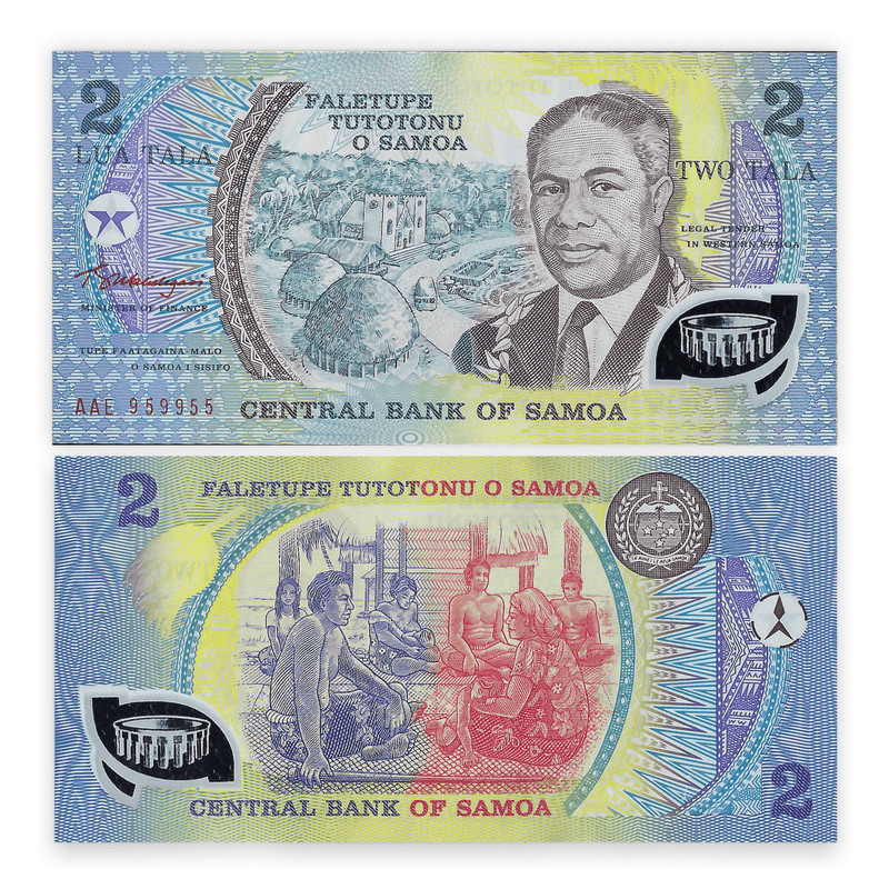Samoa Banknote / Uncirculated Samoa 1990 2 Tala | P-31E