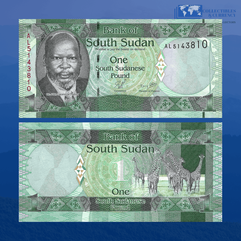 South Sudan Banknote / Uncirculted South Sudan 2011 1 Pound | P-5