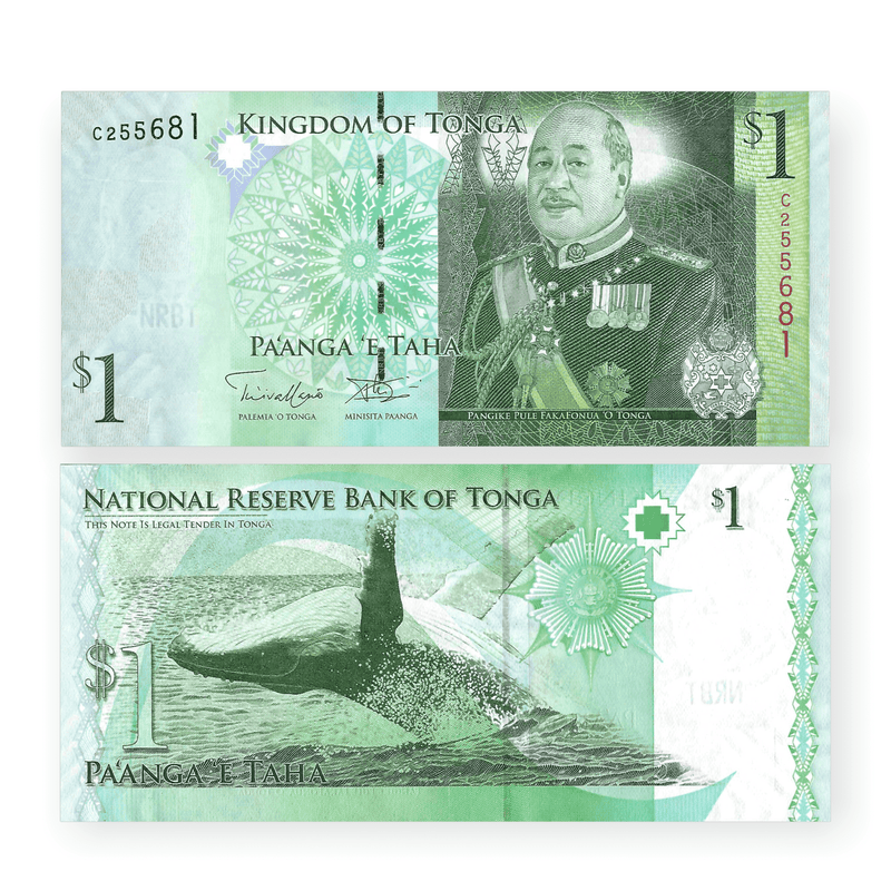 Tonga Banknote / Uncirculated Tonga 2014 1 Pa'anga | P-37