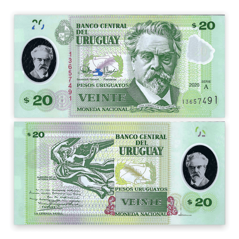 Uruguay Banknote / Uncirculated Uruguay 2020 20 Pesos | P-New
