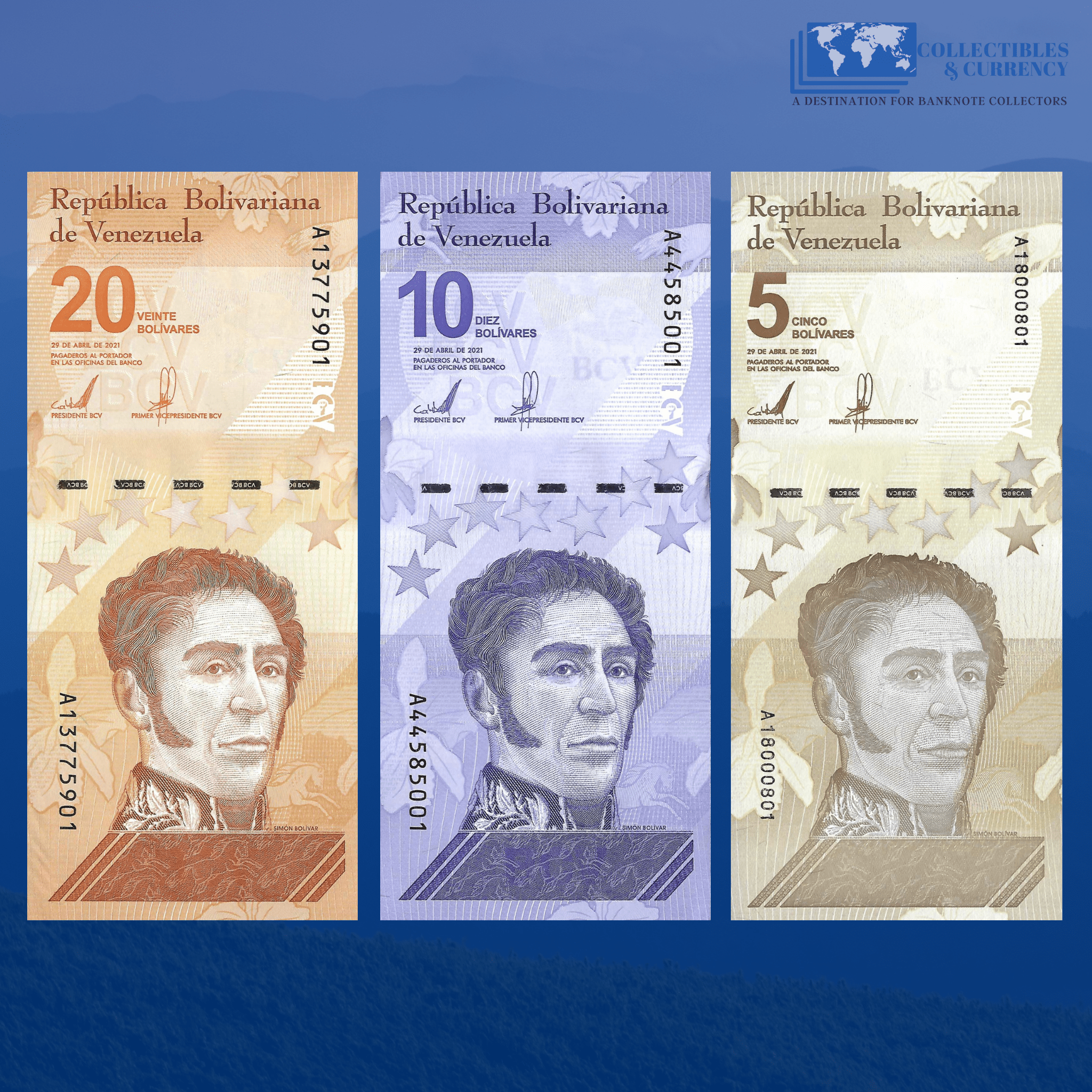 Banknotes Of South America - South American World Paper Money For Sale