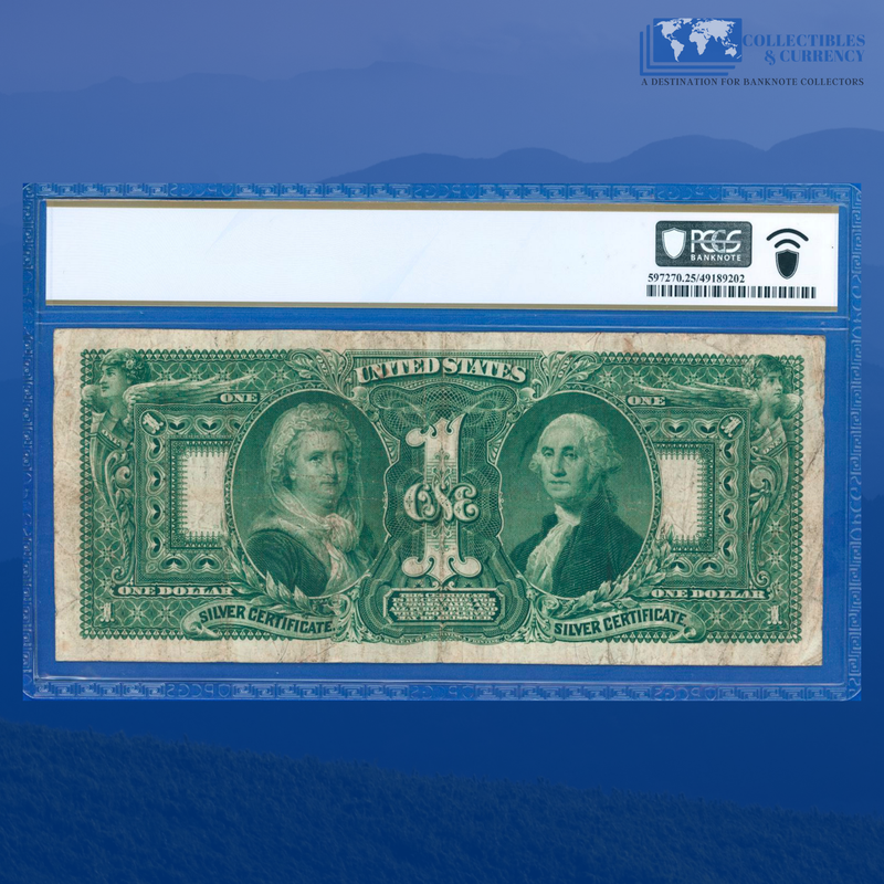 Fr.224 1896 $1 One Dollar Silver Certificate "EDUCATIONAL NOTE", PCGS 25