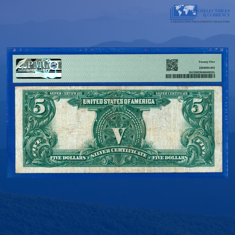 Fr.281 1899 $5 Five Dollars Silver Certificate "CHIEF NOTE", PMG 25