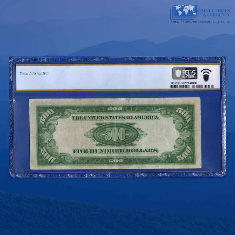 Fr.2202-F 1934A $500 Five Hundred Dollars FRN Atlanta, PCGS 30 Comment