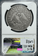 1795 Flowing Hair Silver Dollar $1, Two Leaves B-1 BB-21, NGC VF 30