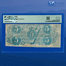 1863 $5 Confederate States Of America, CSA T-60 PF-1, PMG 63