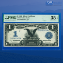 Fr.233 1899 $1 One Dollar Silver Certificate "BLACK EAGLE", PMG 35 EPQ