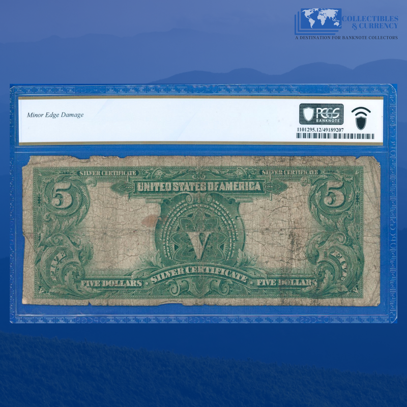 Fr.273 1899 $5 Five Dollars Silver Certificate "CHIEF NOTE", PCGS 12 Comment