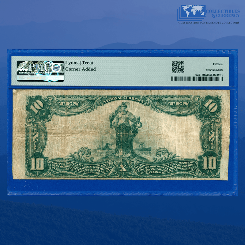 1902 PB $10 National Bank Of PETERSBURG, VA, Charter