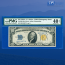 Fr.2309 1934A $10 Silver Certificate Yellow Seal "North Africa", PMG 40 EPQ