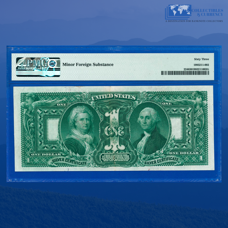 Fr.224 1896 $1 One Dollar Silver Certificate "EDUCATIONAL NOTE", PMG 63 Comment