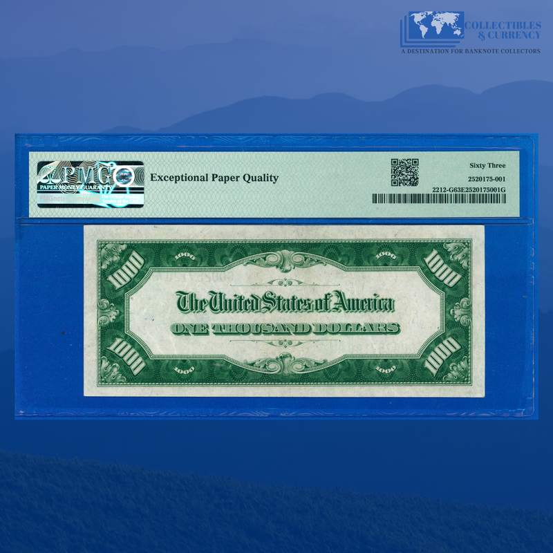 Fr.2212-G 1934A $1000 One Thousand Dollars FRN Chicago, PMG 63 EPQ