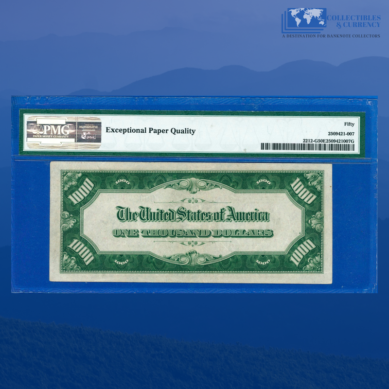 Fr.2211-G 1934 $1000 One Thousand Dollars FRN Chicago, PMG 50 EPQ