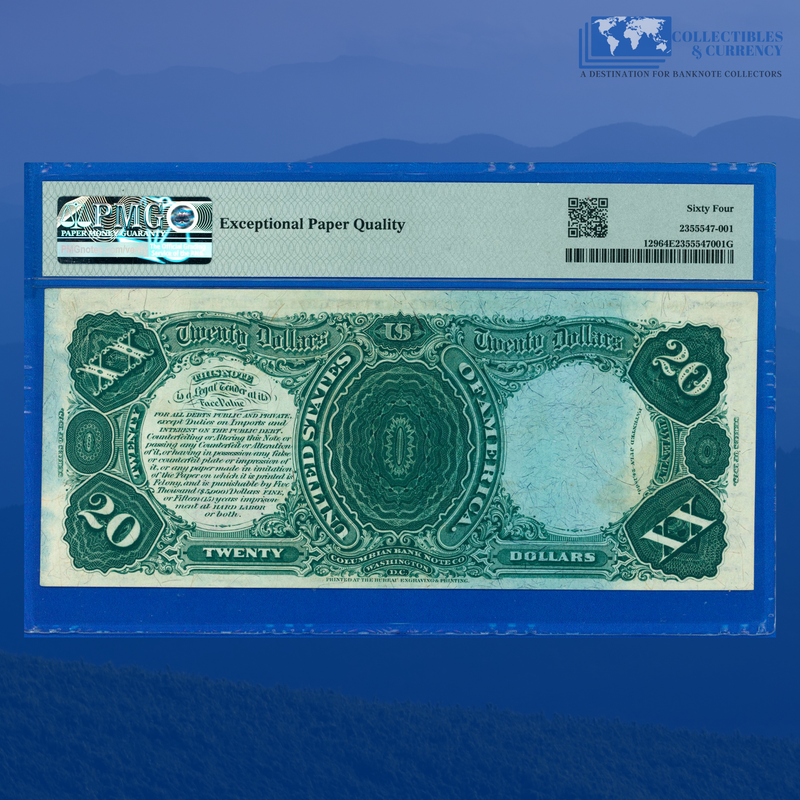 Fr.129 1878 $20 Twenty Dollars "Hamilton" Legal Tender Note, PMG 64 EPQ