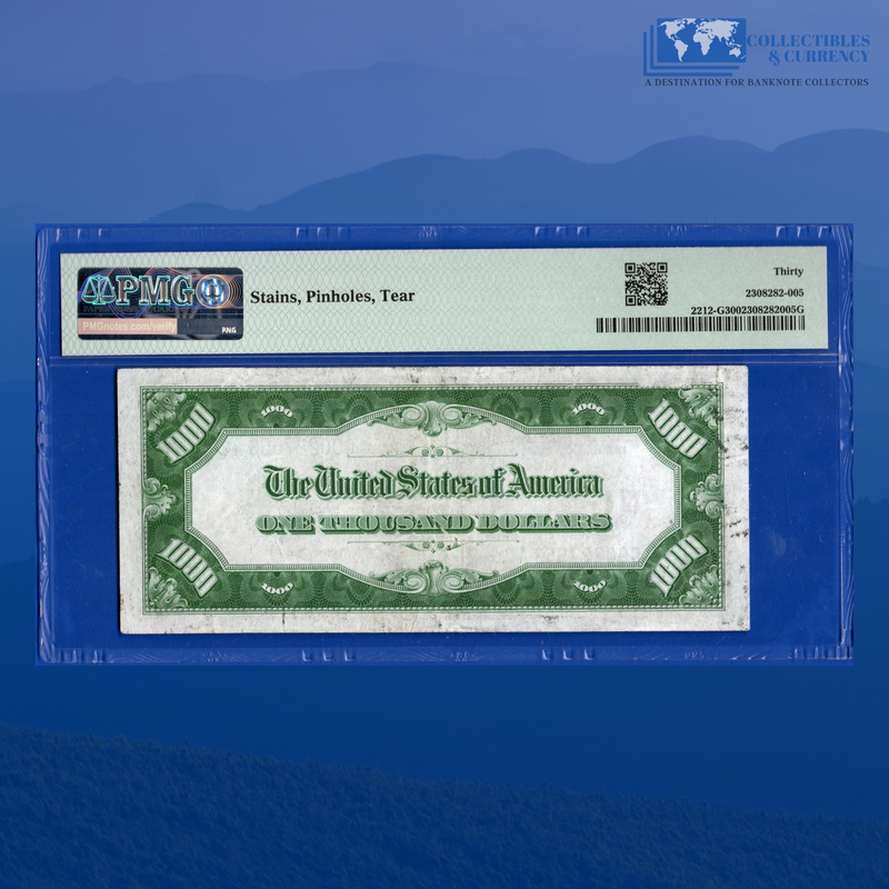 Fr.2212-G 1934A $1000 One Thousand Dollars FRN Chicago, PMG 30 Comment