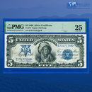 Fr.275 1899 $5 Five Dollars Silver Certificate "CHIEF NOTE", PMG 25