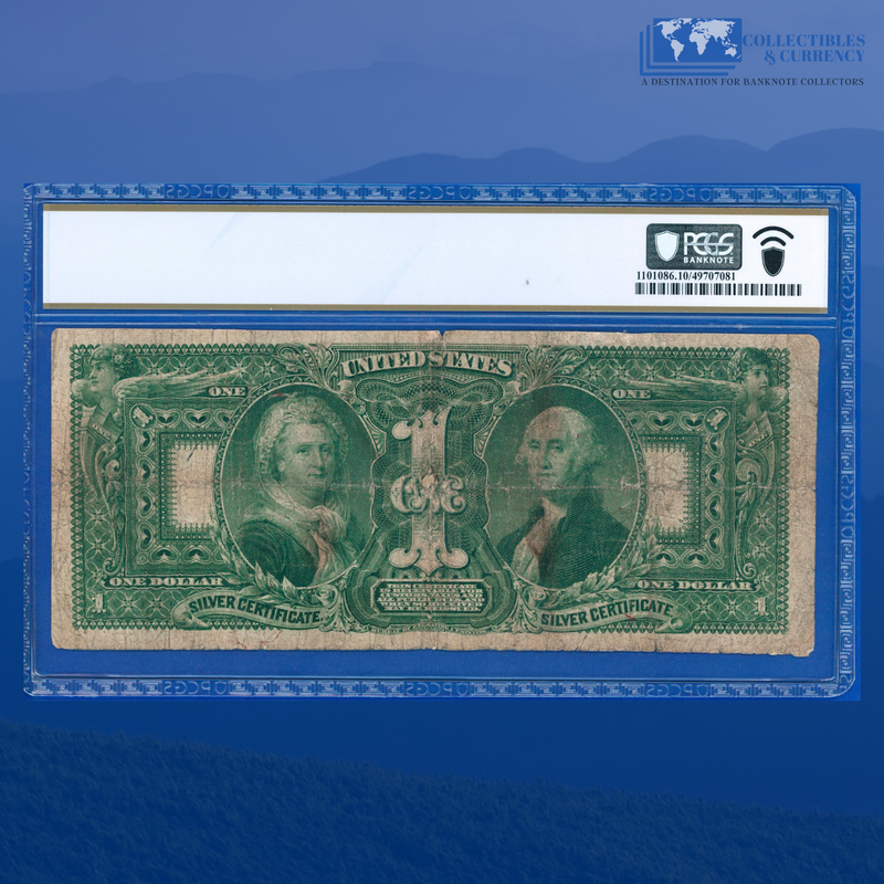 Fr.224 1896 $1 One Dollar Silver Certificate "EDUCATIONAL NOTE", PCGS 10