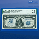 Fr.275 1899 $5 Five Dollars Silver Certificate "CHIEF NOTE", PMG 25