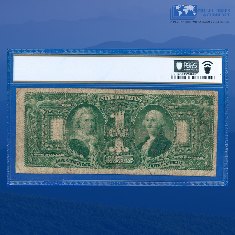 Fr.224 1896 $1 One Dollar Silver Certificate "EDUCATIONAL NOTE", PCGS 10