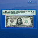 Fr.2202-B 1934A $500 Five Hundred Dollars FRN New York, PMG 30