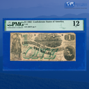 1862 $1 Confederate States Of America, CSA T-45 PF-2, PMG 12 Comment