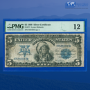 Fr.271 1899 $5 Five Dollars Silver Certificate "CHIEF NOTE", PMG 12