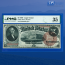 Fr.52 1880 $2 Two Dollars "BRACELET REVERSE" Legal Tender Note, PMG 35 Comment