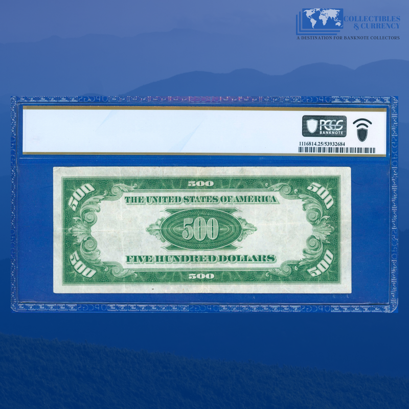 Fr.2200-G 1928 $500 Five Hundred Dollars FRN Chicago, PCGS 25
