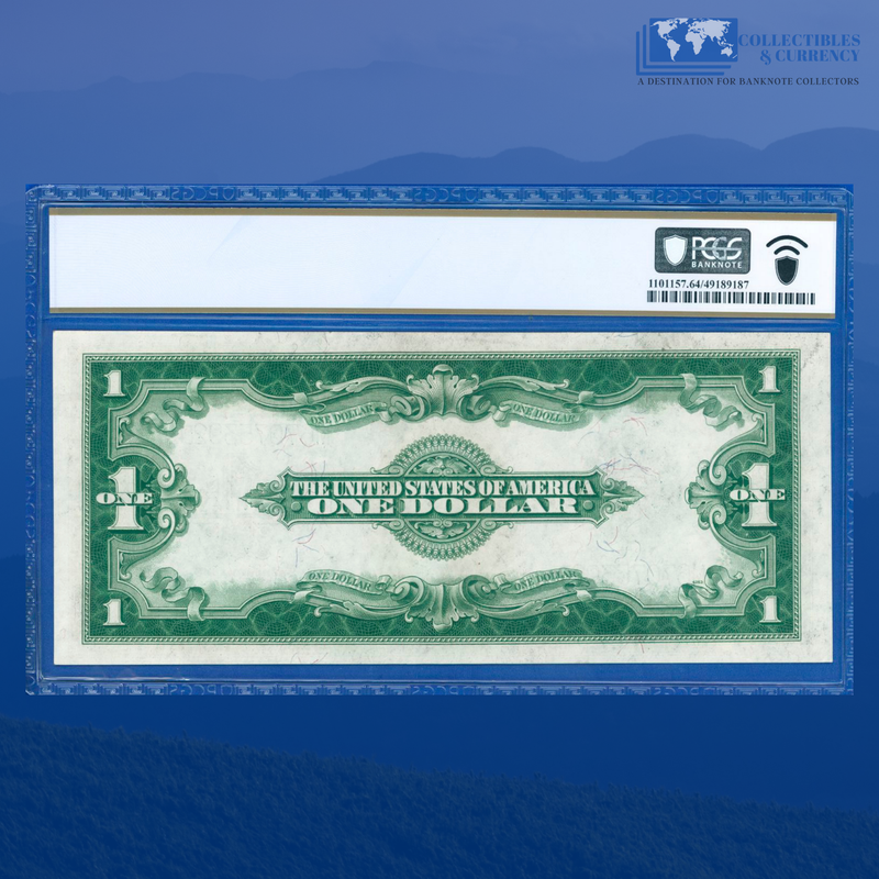 Fr.237 1923 $1 One Dollar Silver Certificate "HORSEBLANKET", PCGS 64 PPQ