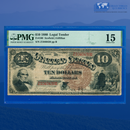 Fr.100 1880 $10 Ten Dollars "Jackass" Legal Tender Note, PMG 15