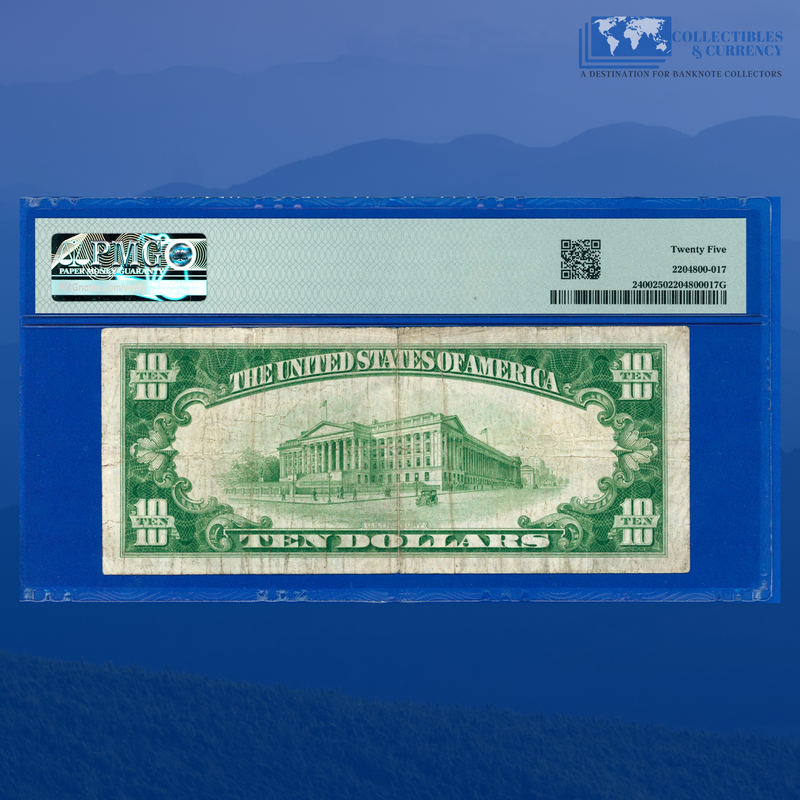 Fr.2400 1928 $10 Ten Dollars Gold Certificate, PMG 25