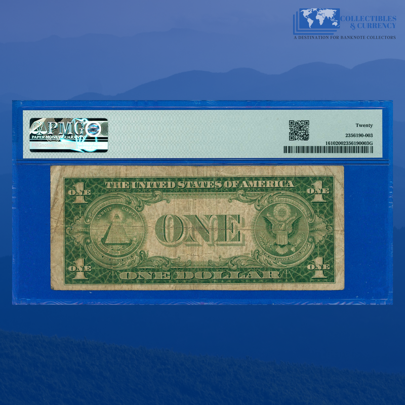Fr.1610 1935A $1 One Dollar Silver Certificate "S" Experimental, PMG 20