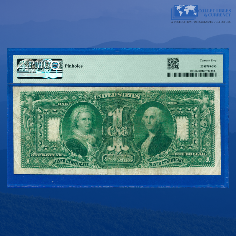 Fr.224 1896 $1 One Dollar Silver Certificate "EDUCATIONAL NOTE", PMG 25 Comment