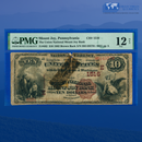 1882 BB $10 Union National MOUNT JOY BANK, PA, Charter