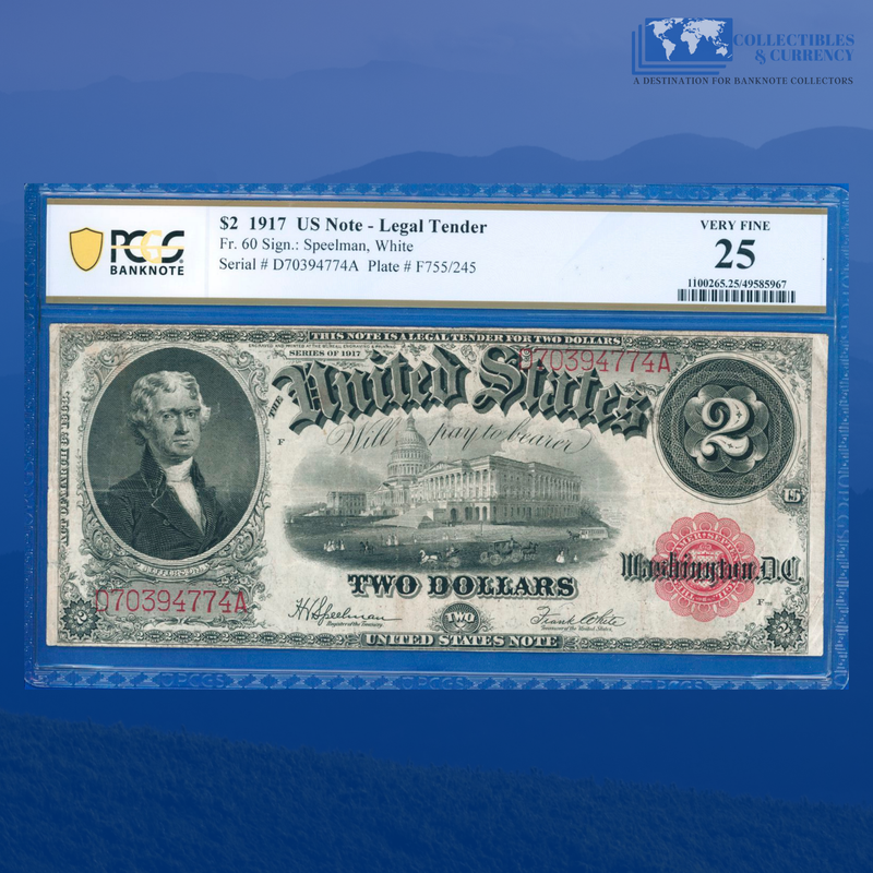 Fr.1167 1907 $10 Ten Dollars Gold Certificate "HILLEGAS NOTE", PCGS 58